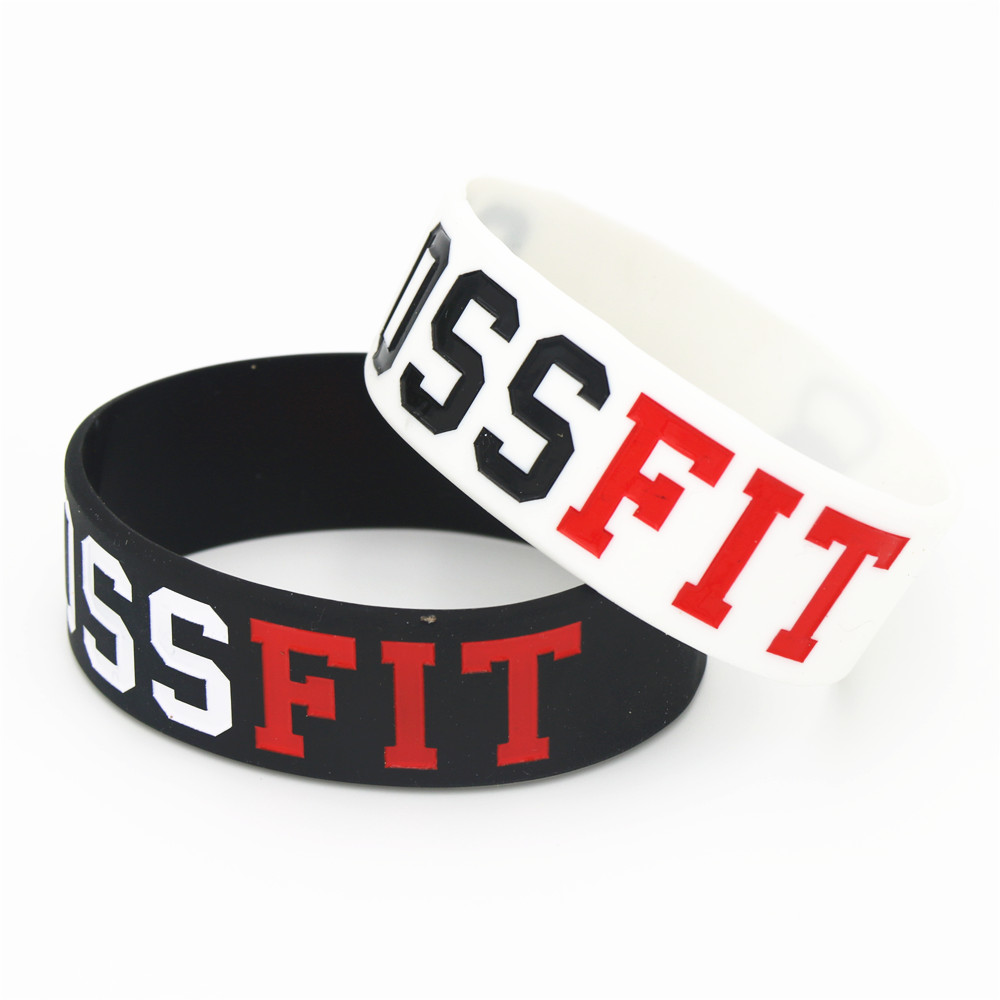 Crossfit Ga - Bracelet croisé en caoutchouc de silicone