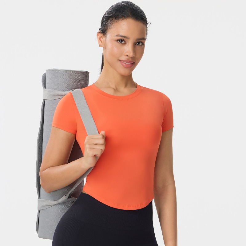 T-shirt de sport à manches cou - Crossfit Yoga avis et prix