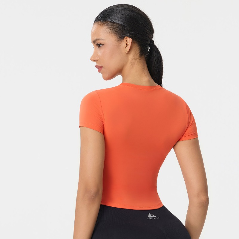 T-shirt de sport à manches cou - Crossfit Yoga avis et prix