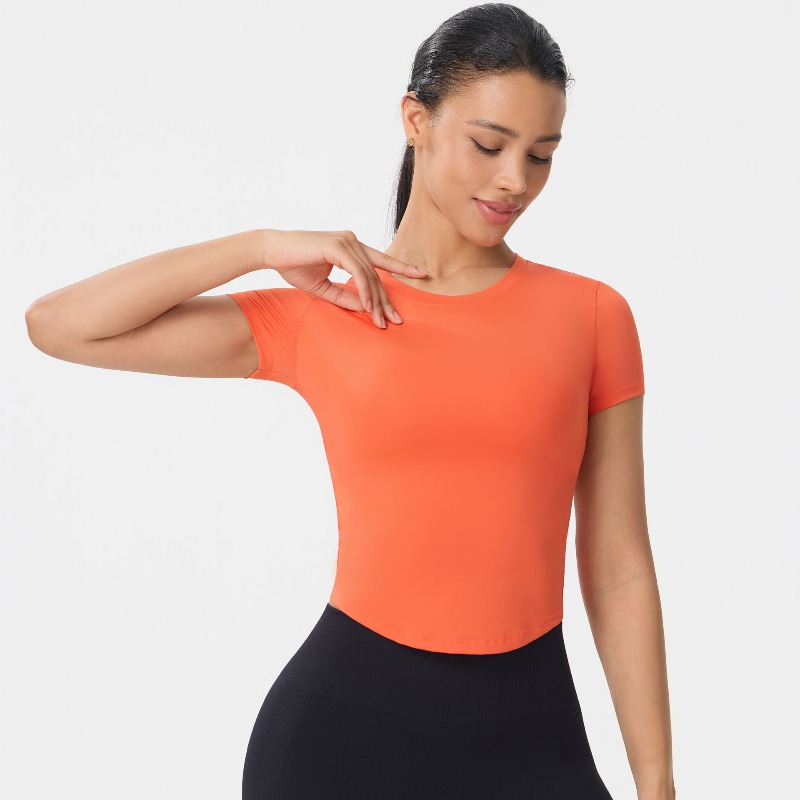 T-shirt de sport à manches cou - Crossfit Yoga avis et prix