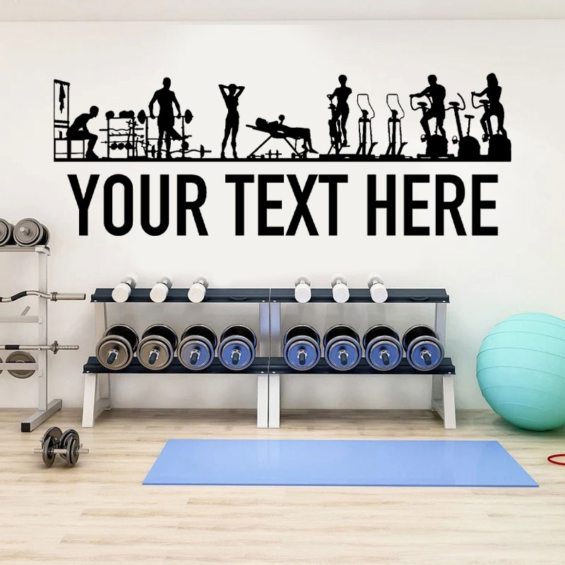 Autocollants muraux personnali - Crossfit Workout With Equipment avis et prix
