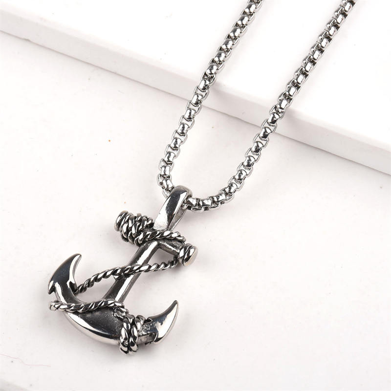 Collier pendentif homme marin  - Battle Rope Anchor avis et prix