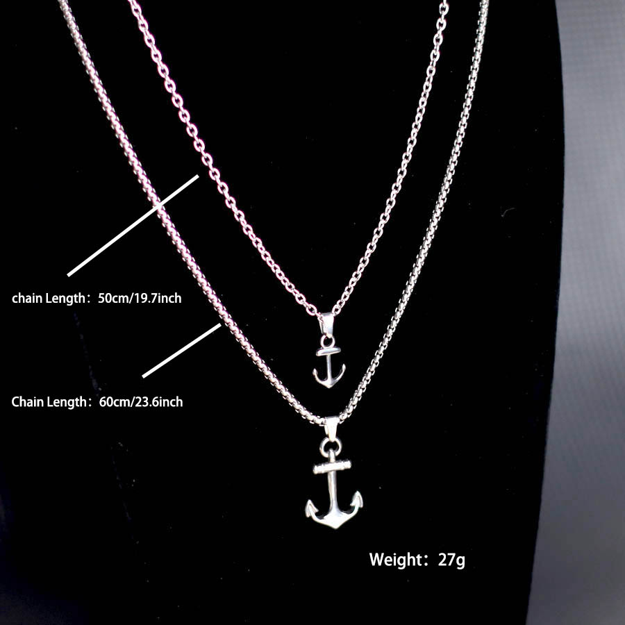 Collier d'ancre hip hop pour h - Battle Rope Anchor avis et prix