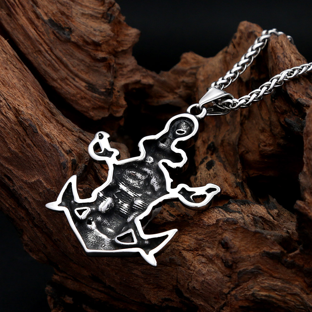 Collier Pendentif en Acier Ino - Battle Rope Anchor avis et prix